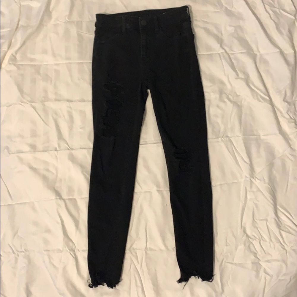 American eagle ripped skinny jeans